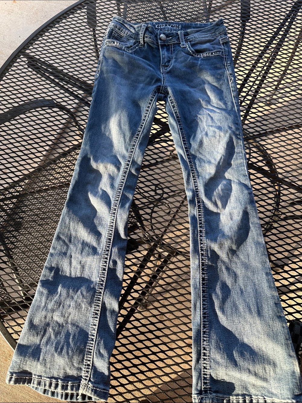 Blue Flare Grace jeans